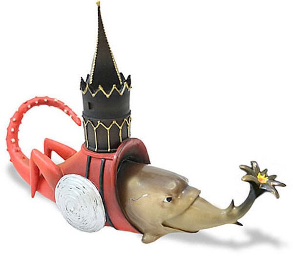 Bosch Sculpture Fish With Tower From Temptation Adaption Statues